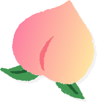 桃のイラスト